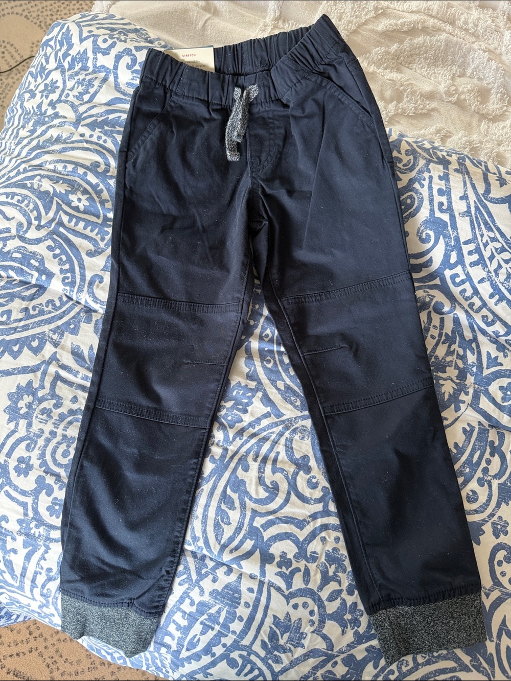 Target Boys 5T Navy Drawstring Jogger Pants NWT
